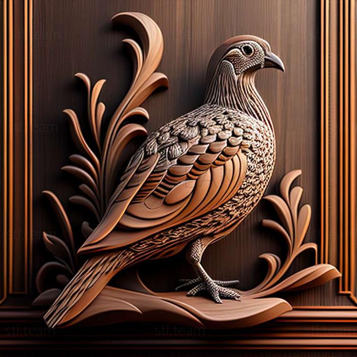 3D model quail (STL)